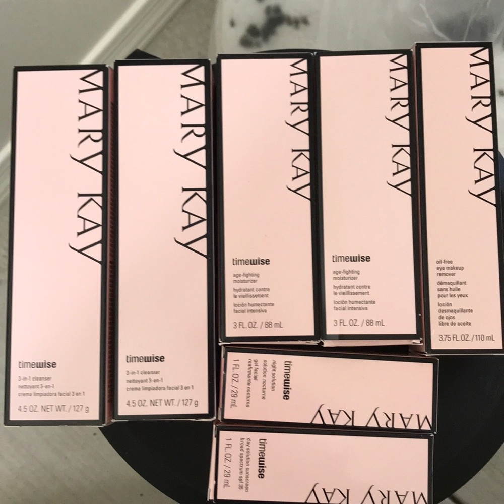 Mark Kay cleanser , age fighting moisturizer